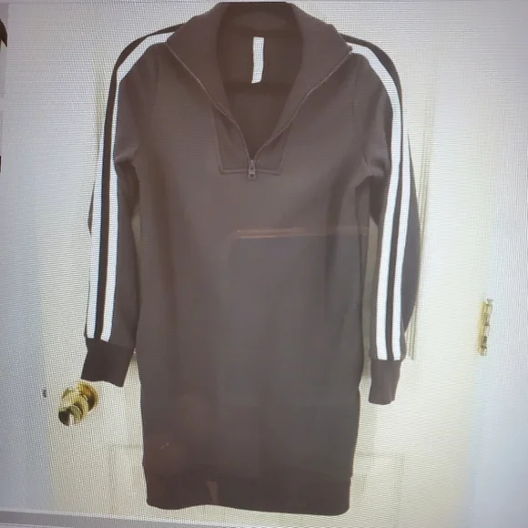 Athleta Circa Track Sweatshirt Dress XS - Picture 2 of 5